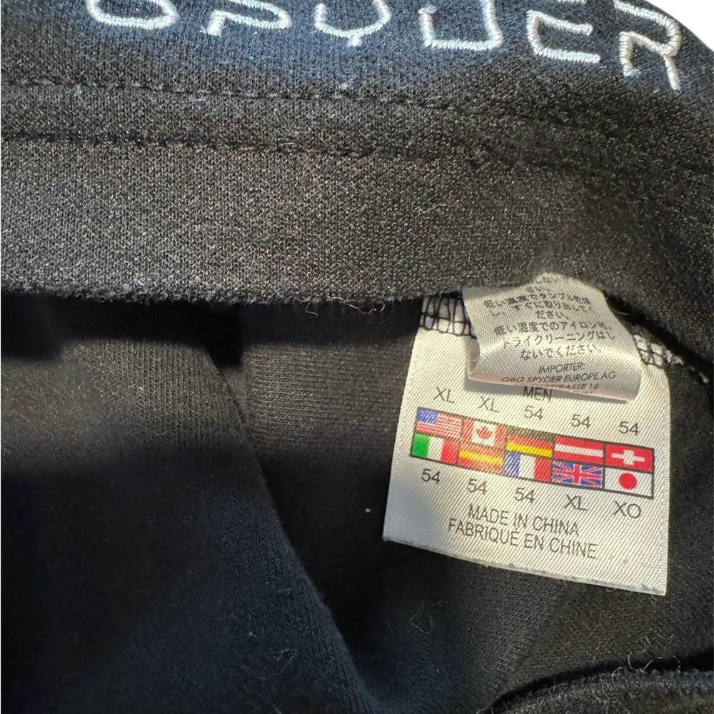Spyder Black Quarter-Zip Pullover - Picture 3 of 4